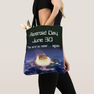 Asteroid Day June 30 Tote Bag