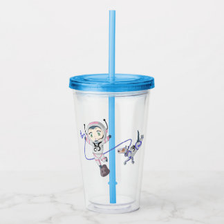 Asteroid Girl Acrylic Tumbler