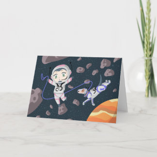 Asteroid Girl Card