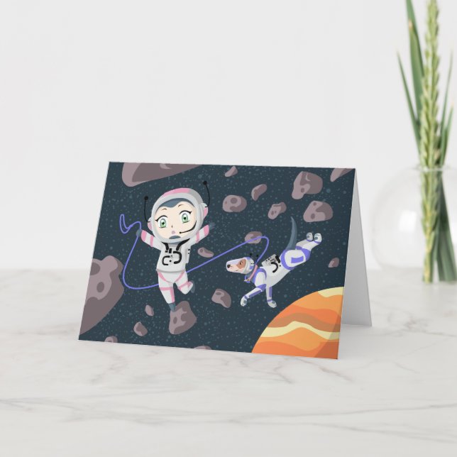 Asteroid Girl Card (Front)