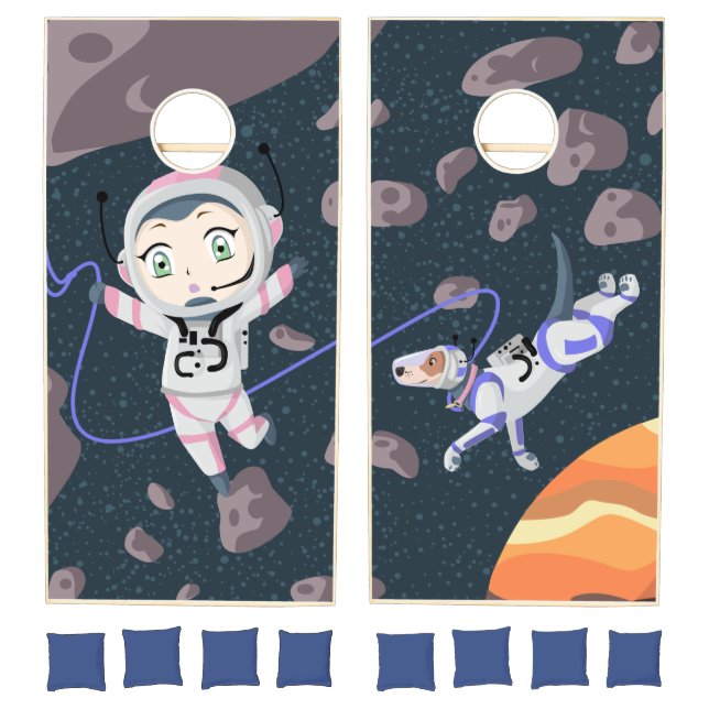 Asteroid Girl Cornhole Set (Set)