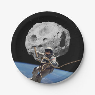 Asteroid Miner Paper Plates