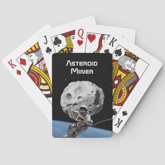 Asteroid Miner Poker Cards (Back)