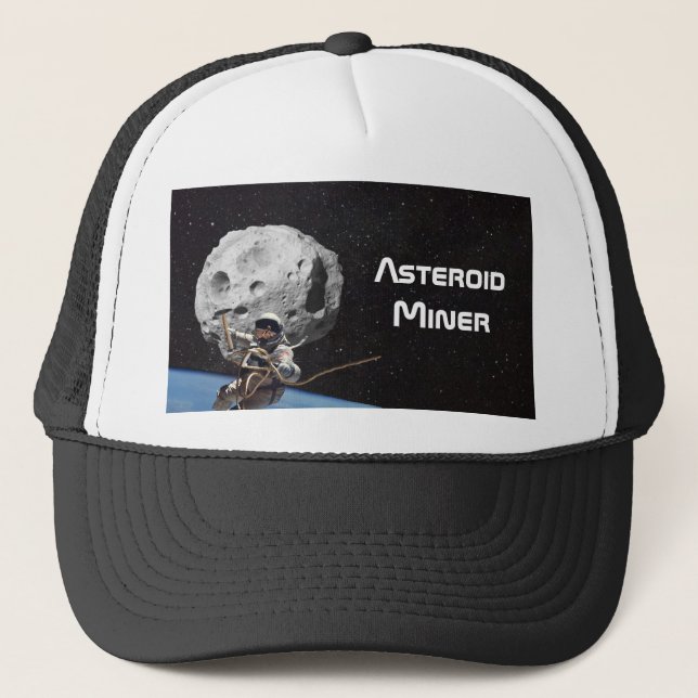 Asteroid Miner Trucker Hat (Front)