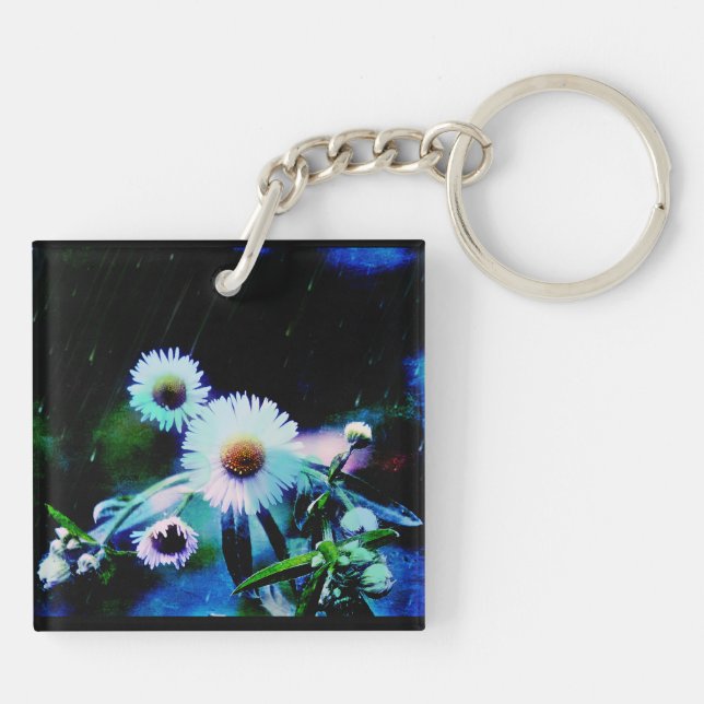 Asters Aglow Key Chain (Back)