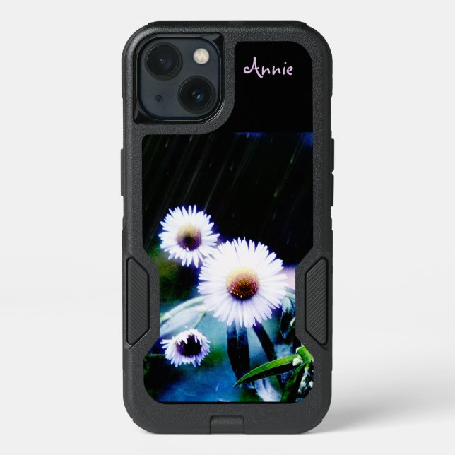 Asters Aglow *Personalize* Otterbox iPhone Case (Back)