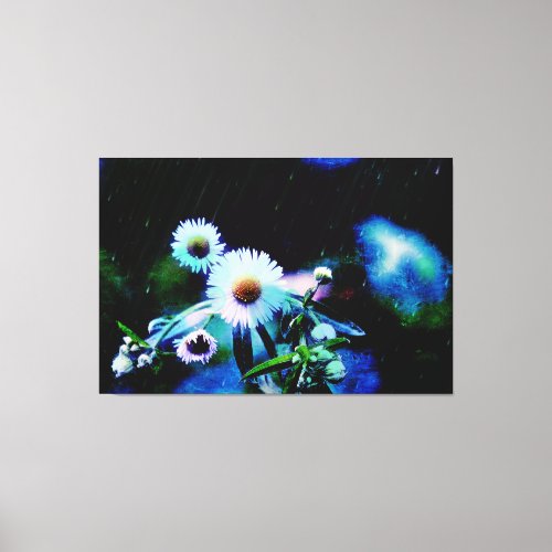 Asters Aglow Wrapped Canvas Prints