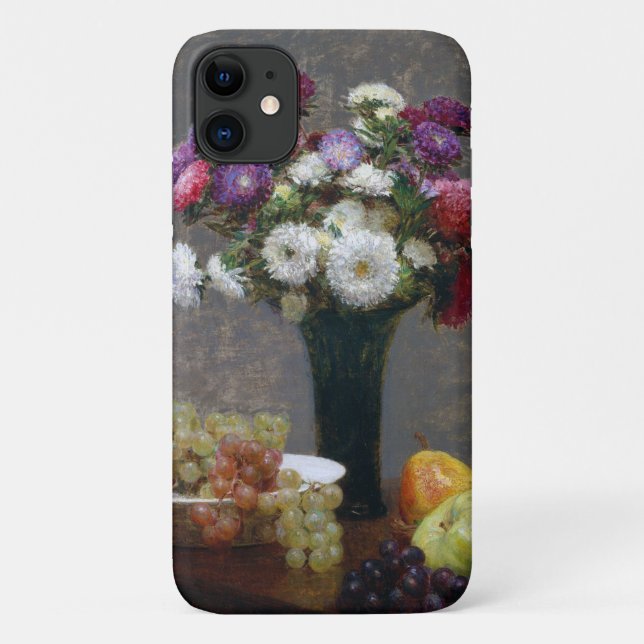 Asters and Fruit, Henri Fantin-Latour Case-Mate iPhone Case (Back)