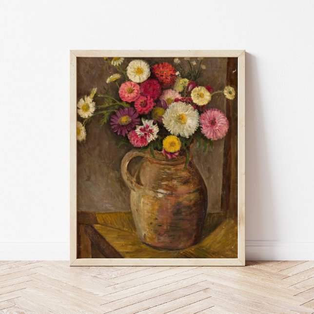 Asters and Zinnias | Tadeusz Makowski Poster (Creator Uploaded)