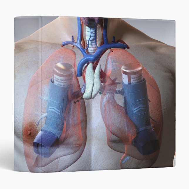 Asthma 3 Ring Binder (Front/Spine)