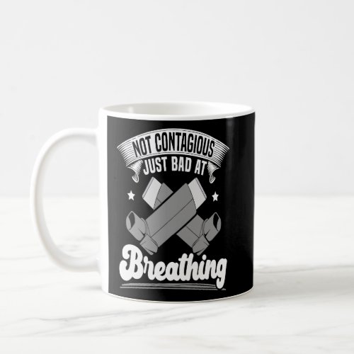 Asthma Awareness Breathing Wheezing Asthma Warrior Coffee Mug