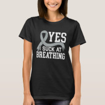 Asthma Awareness Breathing Wheezing Asthma Warrior T-Shirt