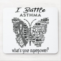 Asthma Awareness Month Ribbon Gifts Mouse Pad