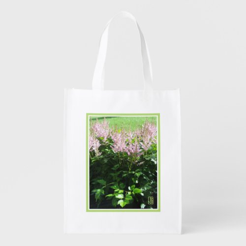 Astilbe Reusable Fold and Snap Fabric Bag