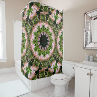 Astilbe Wreath Shower Curtain