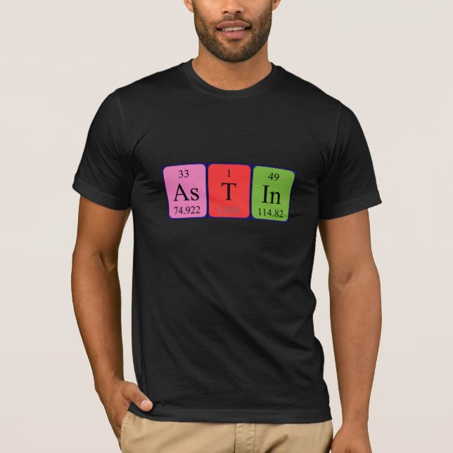 Astin periodic table name shirt (Front)