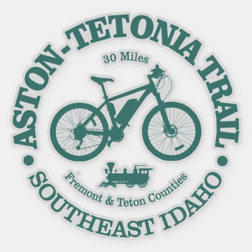 Aston_Tetonia Trail cycling Sticker