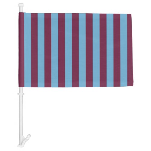 Aston Villa stripes football club colors premier l Car Flag