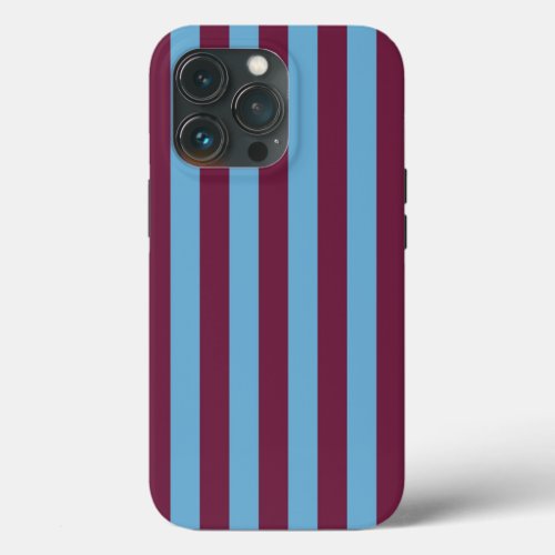 Aston Villa stripes football club colors premier l iPhone 13 Pro Case