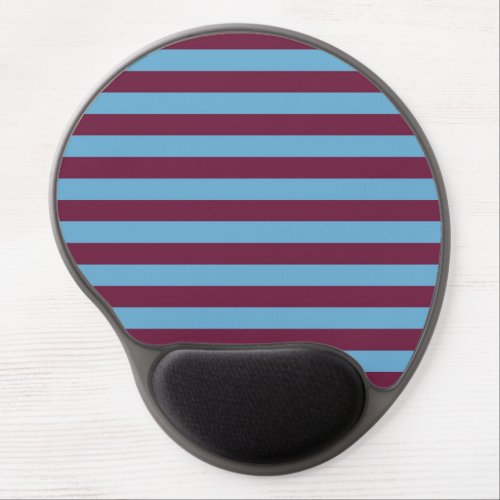 Aston Villa stripes football club colors premier l Gel Mouse Pad