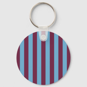Aston Villa stripes football club colors premier l Keychain