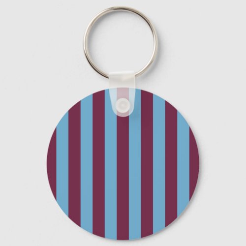 Aston Villa stripes football club colors premier l Keychain