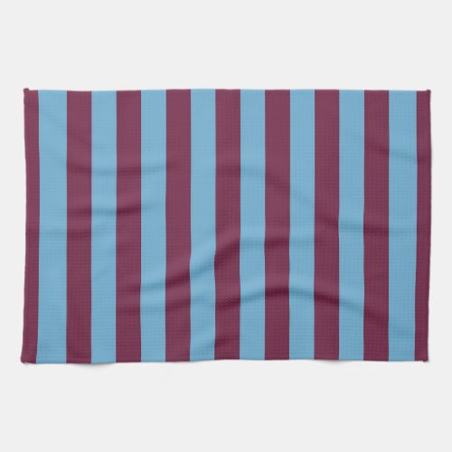 Aston Villa stripes football club colors premier l Kitchen Towel