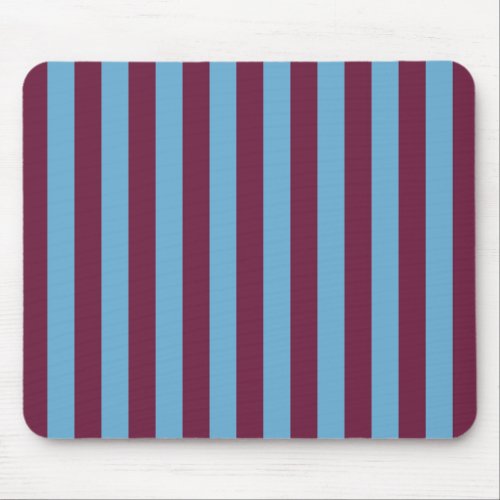 Aston Villa stripes football club colors premier l Mouse Pad