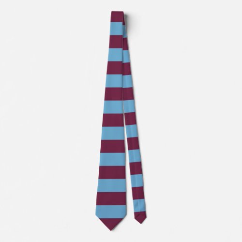 Aston Villa stripes football club colors premier l Neck Tie