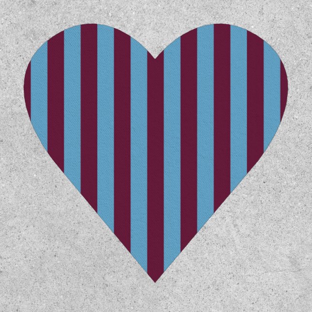 Aston Villa stripes football club colors premier l Patch (Front)