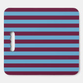 Aston Villa stripes football club colors premier l Seat Cushion (Front Horizontal)