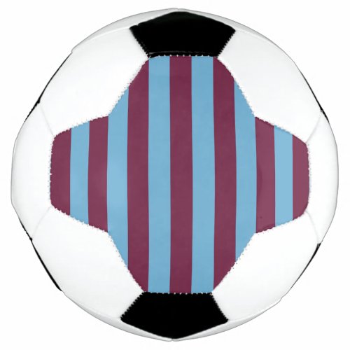 Aston Villa stripes football club colors premier l Soccer Ball