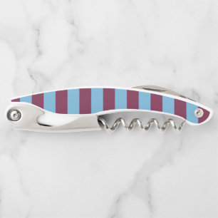 Aston Villa stripes football club colors premier l Waiter's Corkscrew