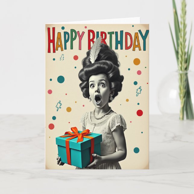 Astonished Birthday Card (Front)