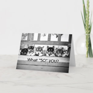 ASTONISHED-YOU ARE 50? GROUP CARD