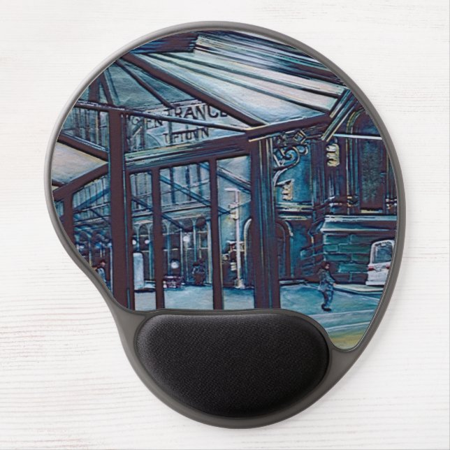 Astor Place Aborigines, NYC Gel Mouse Pad (Front)