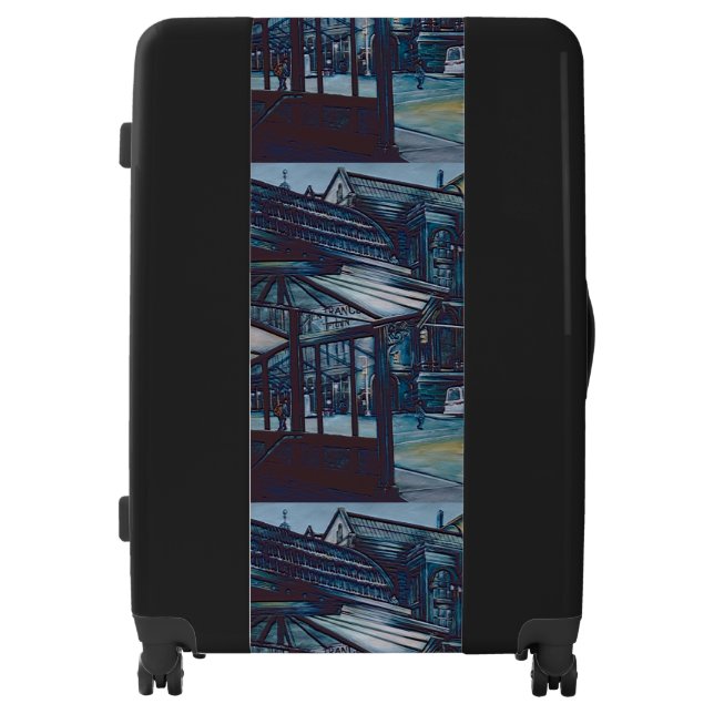 Astor Place Aborigines, NYC Luggage (Front)