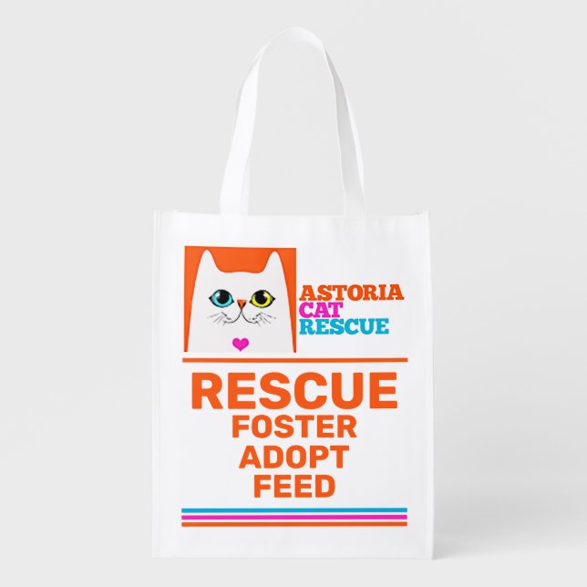 ASTORIA CAT RESCUE VOLUNTEER TOTE (Front)