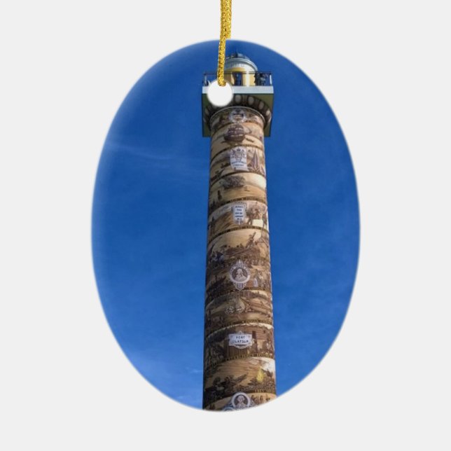 Astoria Column, Oregon Ceramic Ornament (Front)