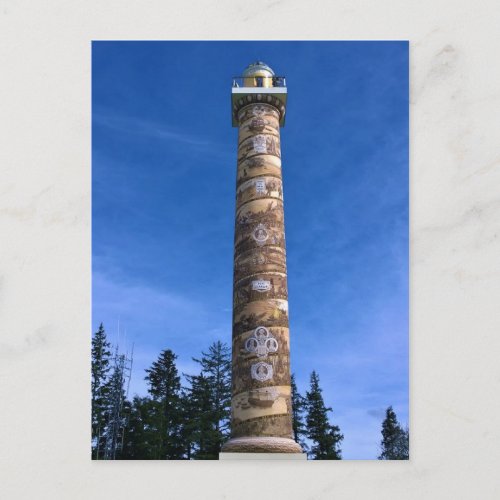 Astoria Column Oregon Postcard