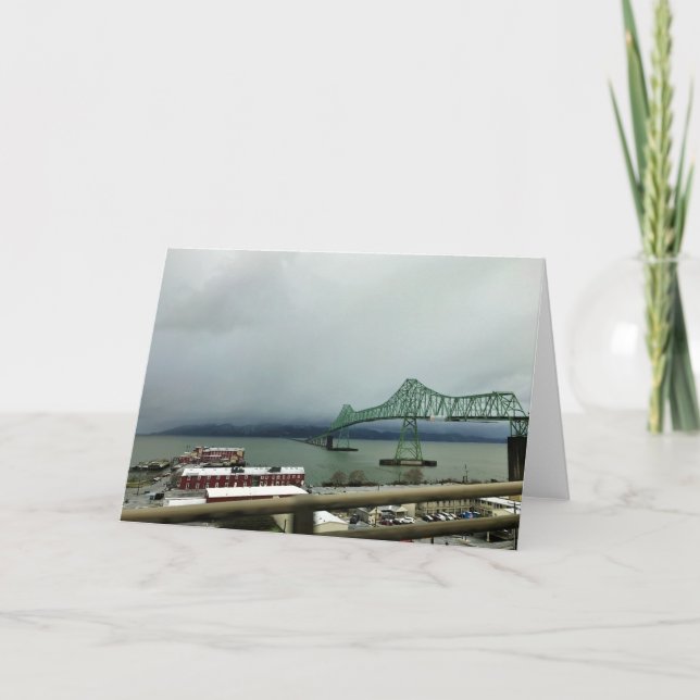 Astoria-Megler Bridge, Astoria, Oregon Card (Front)