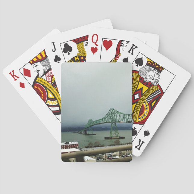 Astoria-Megler Bridge, Astoria, Oregon Poker Cards (Back)