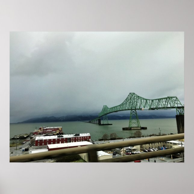 Astoria-Megler Bridge, Astoria, Oregon Poster (Front)
