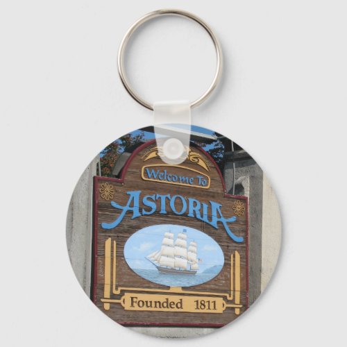 Astoria Oregon Keychain