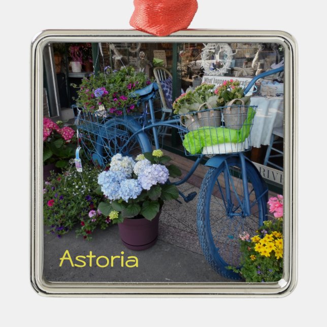Astoria, Oregon Metal Ornament (Front)