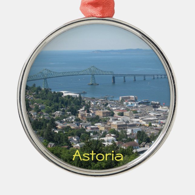 Astoria, Oregon Metal Ornament (Front)