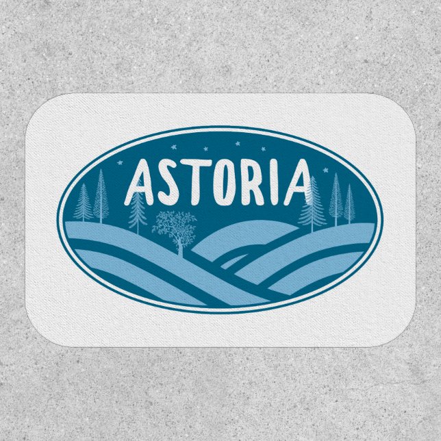 Astoria Oregon Outdoors Patch (Front)