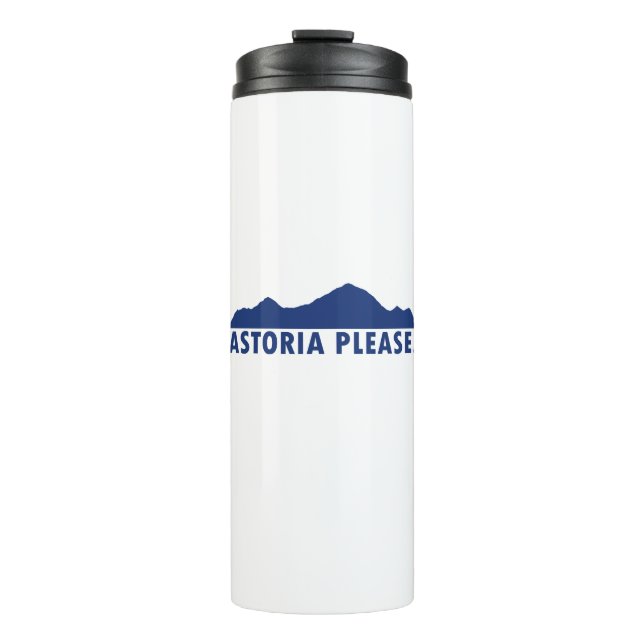 Astoria Oregon Please Thermal Tumbler (Front)