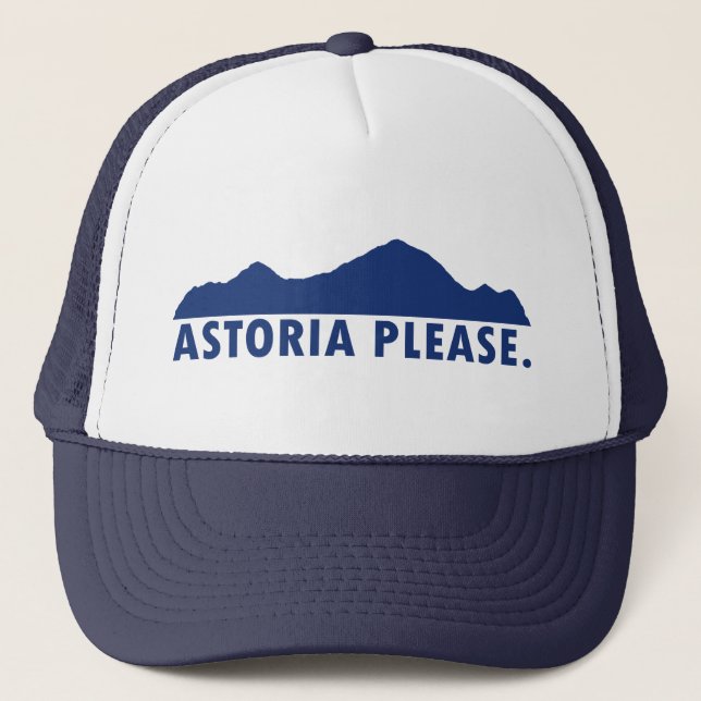 Astoria Oregon Please Trucker Hat (Front)