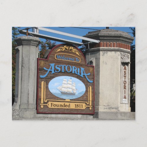 Astoria Oregon Postcard